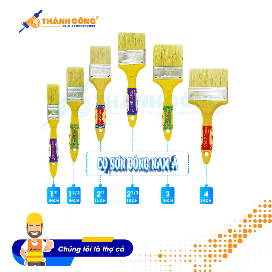 Chọn cọ sơn Thành Công, uy tín và chất lượng